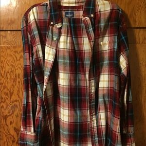 Flannel button up women’s medium